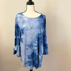 Tie dye pattern top